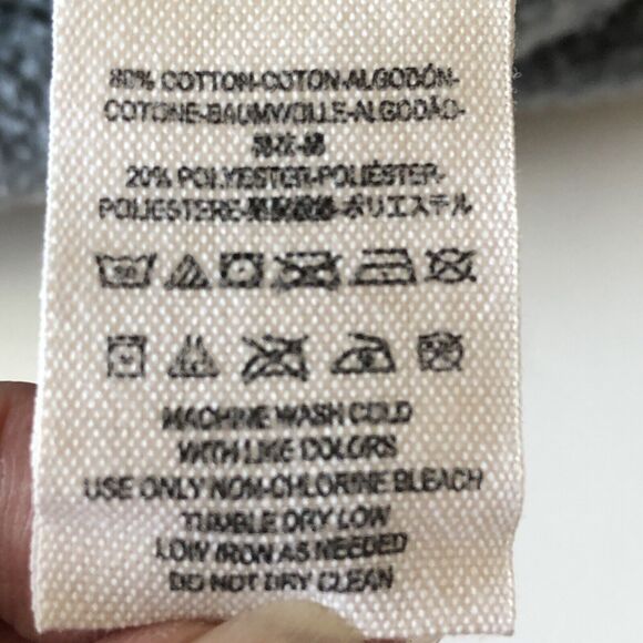 Free People Women’s Western Indigo Distressed Sweatshirt Top Size XS - Picture 12 of 13